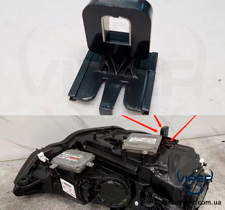 Кріплення фари Audi A3 S3 2013-2016. Кронштейн фари Ауді А3 8V0941453